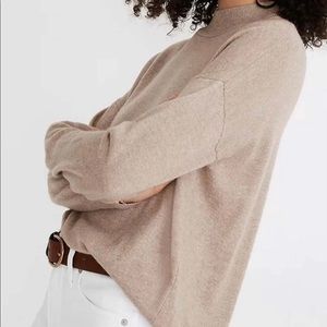 Madewell hazel wood mock sweater